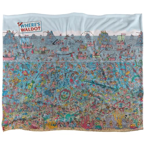 Sea Me Silky Touch Super Soft Throw Blanket 152 X 127 Cm