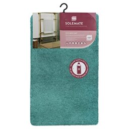 JVL SOLEMATE Eco-Bath Mat, 50x80cm, Teal