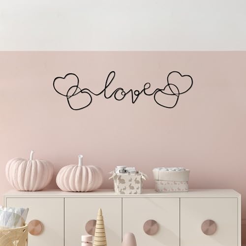 Stylish Black Decorative Metal Wall Accessory, 19 x 70 cm, 100% Metal, 1.5 mm Thickness, Perfect for Home Decor and Modern Spaces