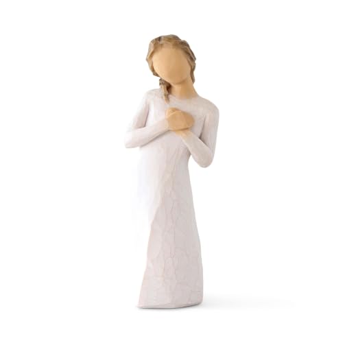 Willow Tree Here For You Figurine - Cast from a Susan Lordi Original Carving, Gift Offering Comfort, Peace, Support and Inner Strength, Includes Enclosure Card