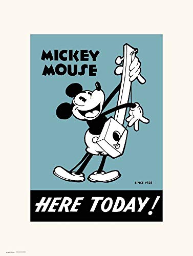 Grupo Erik Art Print, Illustration, Disney-Mickey 90, 30 x 40 cm
