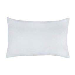 Sleepdown Super Soft Plain Dye Housewife Pillowcase Pair Pack Thermal Warm Cosy Pillow Cover - 50cm x 75cm - White, 5056242769118