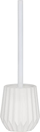Sealskin Arte Toilet Brush and Holder, Ceramic, White, 11.8 x 26 x 11.8 cm