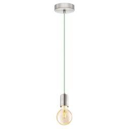 EGLO Pendant Lamp Yorth, Dining Table pendant light, Steel in Matt Nickel