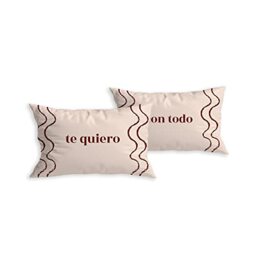 UO Decorative cushion cover to give to your partner, I love you with everything, measures 30 x 45 cm