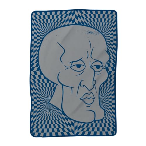 Franco Spongebob Squarepants Handsome Squidward Bedding Super Soft Micro Raschel Throw Blanket, 62 in x 90 in, (Officially Licensed Product) Collectibles