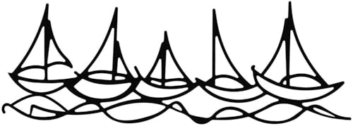 Stylish Black Decorative Metal Wall Accessory, 68 x 24 cm, 100% Metal, 1.2 mm Thickness, Perfect for Modern Home Decor and Unique Wall Art