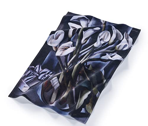 Musearta BT-TL-AR-V424362 Unisex Beach Towel with Tamara de Lempicka Arum Motif Cotton 108 x 180 cm