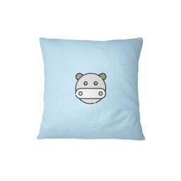 Bona Basics, Decorative Cushion Cover, Home Decoration, For Sofa, Cafeteria, Size: 60x60 cm, Color: Light Blue