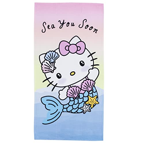 "Northwest Beach Towel, 30"" x 60"", Hello Kitty Sea You Soon"
