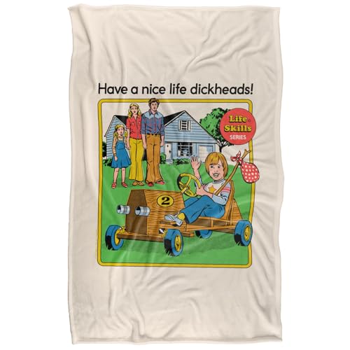 Steven Rhodes Have A Nice Life Silky Touch Super Soft Throw Blanket 91 X 147 Cm