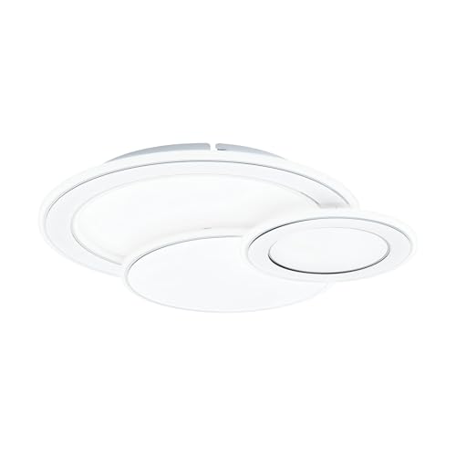 EGLO LED ceiling light Mentalurgia, 3-light Wall Lamp