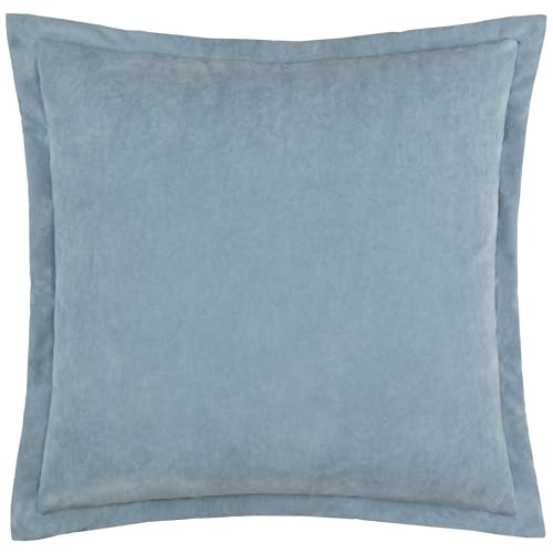 Yard Merton Velvet Feather Filled Cushion - Dusty Blue - 55x55cm