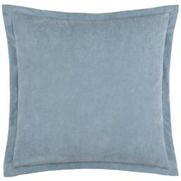 Yard Merton Velvet Feather Filled Cushion - Dusty Blue - 55x55cm