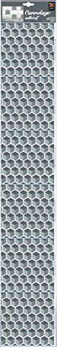 PLAGE Smooth - Tiles Tile Stickers Honeycomb [6 Sheets 15 x 15 cm], Vinyl, Colourful, 15 x 0.1 x 15 cm