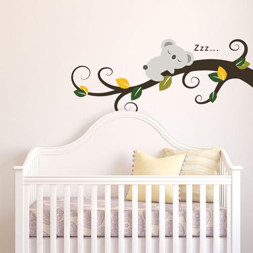 WALPLUS Kids Animal Wall Stickers for Nursery & Bedroom Decor - Peel & Stick Removable Art Decals for Girls & Boys
