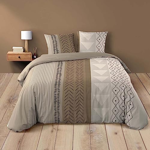 Douceur d'Intérieur, Amanda 3-Piece Bedding Set (240 x 220 cm) 100% Cotton