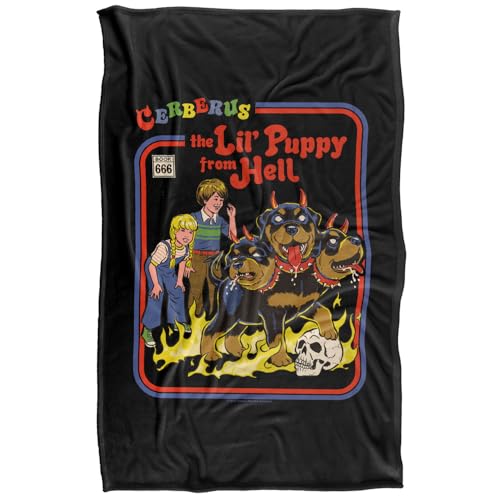 Steven Rhodes Cerberus Puppy Silky Touch Super Soft Throw Blanket 91 X 147 Cm