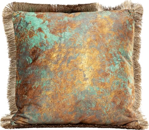 Kare Genuine Cushion Antique Fringe 17.7 inches (45 cm) Overseas Interior
