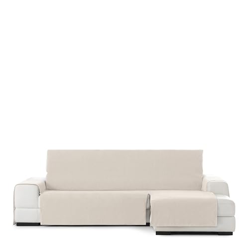 Eysa Rabat practica chaise longue cover 290cm., color 00/ecru, right-frontal view
