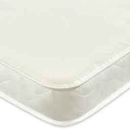 Starlight Beds Single Foam Mattress. 4 Inch Deep Firm Foam, Medium-Firm, White, 3ft Single (90 x 190 x 10cm)