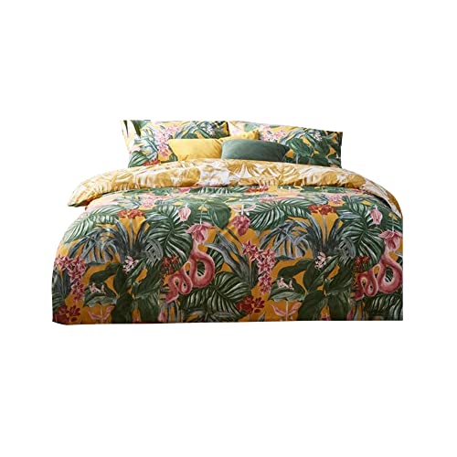 furn. Medinilla Duvet Cover Set, Mustard, Double