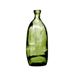 NATURAL LIVING Lea Vase 3L Recycled Glass Emerald Diameter 13 cm x Height 35 cm