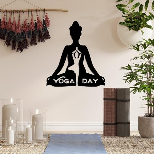 Stylish Black Decorative Metal Wall Accessory, 56 x 50 cm, 100% Metal, 1.5 mm Thickness, Perfect for Modern Home Decor & Unique Wall Art