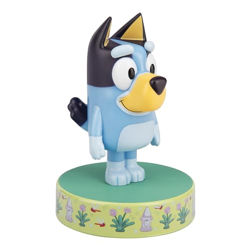 Paladone Bluey Icon Light, Officially Licensed Mini LED Lamp, Kids TV Character Merchandise for Bedrooms & Homes, Battery Powered Collectible, Blue