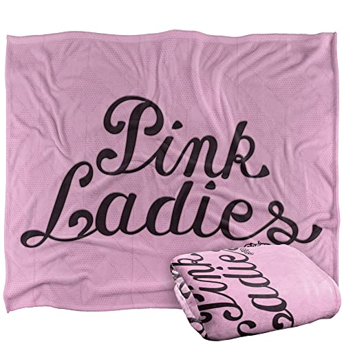 Grease Pink Ladies Silky Touch Super Soft Throw Blanket 152 X 127 Cm