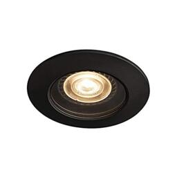 SLV VARU QPAR51 DL recessed Ceiling Light/Lighting for Walls, Paths, entrances, LED Spotlight Outdoor, recessed Light Outdoor, Garden lamp, Ceiling Spotlight / GU10 IP20/IP65 5W Black