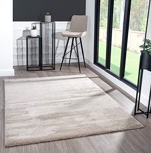 Mia's Teppiche Scarlett Living Room Rug, Short Pile, 60x100 cm, Beige