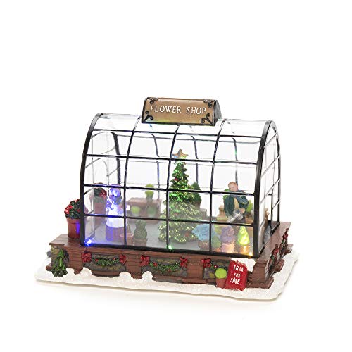 Konstsmide Christmas Lights Christmas Flower Shop Christmas Ornament Decoration/Battery Operated: 3xAAA (Excl.)/Christmas Scene Multi Coloured Diodes,4206-000