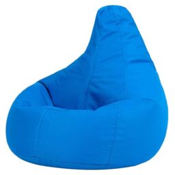 Bean Bag Bazaar Outdoor Kids Bean Bag with Filling Included, Blue