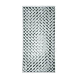 Dyckhoff Soft Velour Bath Towel, Cotton, Silver, 140 x 70 cm