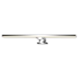 BRILONER - LED Bathroom Mirror Lamp, 2-in-1 Installation, IP44 Splash-Proof, Warm White Light, Makeup Mirror LED Lights, Bath Mirror Light, Wall Light Bathroom, Bath Wall Lights, 50X10.5X4cm, Chrome
