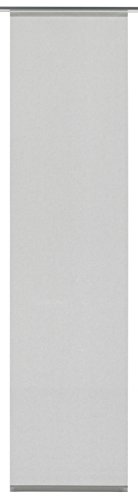 Gardinia Panel Curtain (1 piece), Sliding, Opaque, Panel Curtain Fabric Washable, Grey, 60 x 245 cm (WxH)