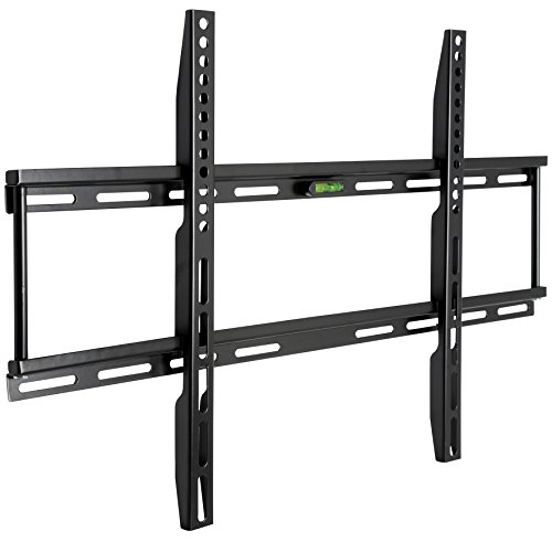 MOOL Slim TV Wall Bracket for 32-60-Inch LCD/LED and Plasma TV with Super Strength Load Capacity upto 55 kg, Black