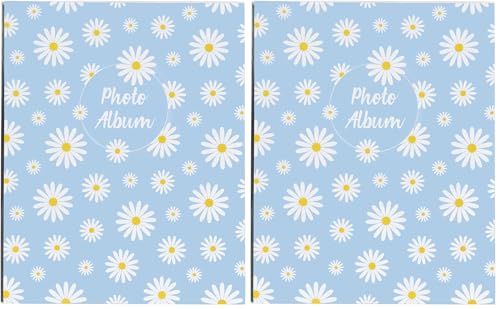 Grupo Erik Photo Album - Daisy Dreams - 48 Pockets 13x20 cm - 7x5 Photo Album Book - Small Photo Album, Memory Book, Picture Book, Photo Gifts, Gifts Under 5 Pounds (Pack of 2)