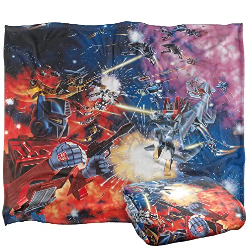 Transformers Autobot Box Art Silky Touch Super Soft Throw Blanket 152 X 127 Cm