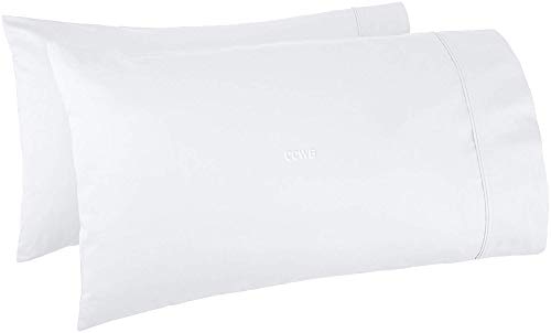 TBM Oversize Pillow Case White Queen Extra Large Fits Even The Fluffiest Pillows Including The Pancake Pillow Sleeve Style Extra Tall Pillowcase 100% Egyptian Cotton 600 Thread Count