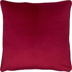 furn. Evans Lichfield Opulence Polyester Filled Cushion, Polyester, Scarlet