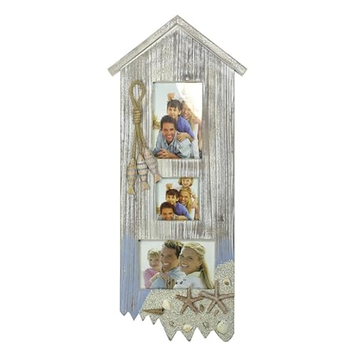 Nauticalia Wooden Beach Hut Photo Frame (3), 60cm