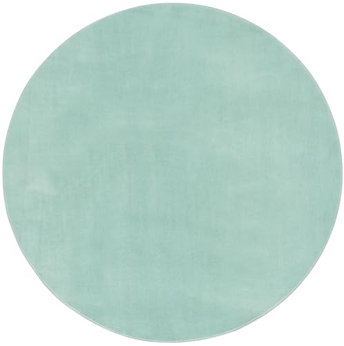 Safavieh Boho Rug Living Room, Dining Room, Bedroom - Machine Washable and Non Slip - Loft Collection, Short Pile, in Sage, 70 X 122 cm