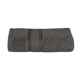 Homemania 15532 Shower Towel for Face, Hands, Bath-Anthracite Cotton, 90 x 140 cm