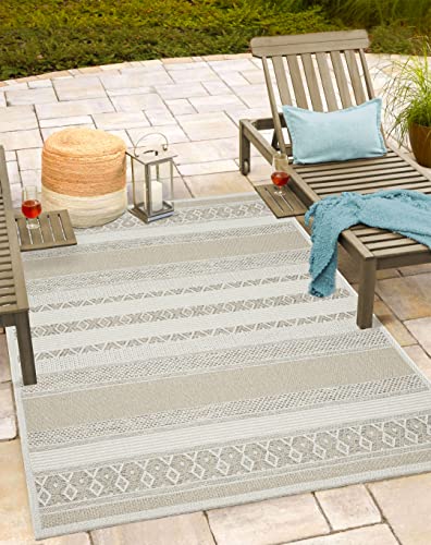 Mias Teppiche Mia's Adora Rugs, Modern Rug, Boho Style, Suitable for Indoor and Outdoor Use, Especially Flat, Ideal for Kitchen and Dining Room, but also for Balcony or Patio
