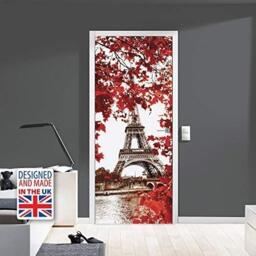 WALPLUS Eiffel Tower Wall Stickers, Vinyl, Multi-Colour, 103 x 5.4 x 5.4 cm