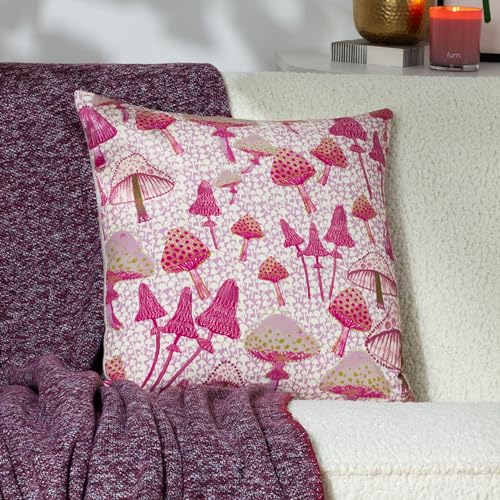 furn. Mushroom Fields Abstract Cushion Cover