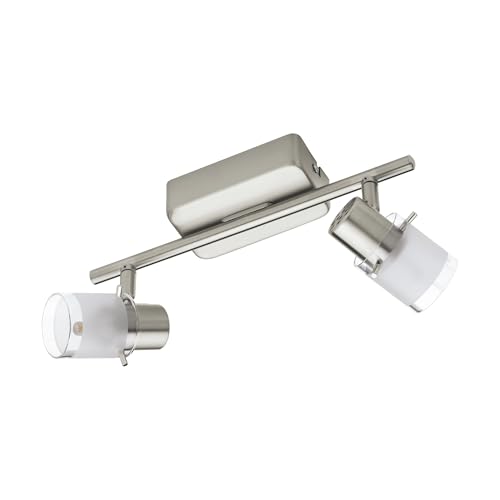 EGLO LED ceiling light Orvieto 1, Ceiling Spotlight, Steel in Matte Nickel