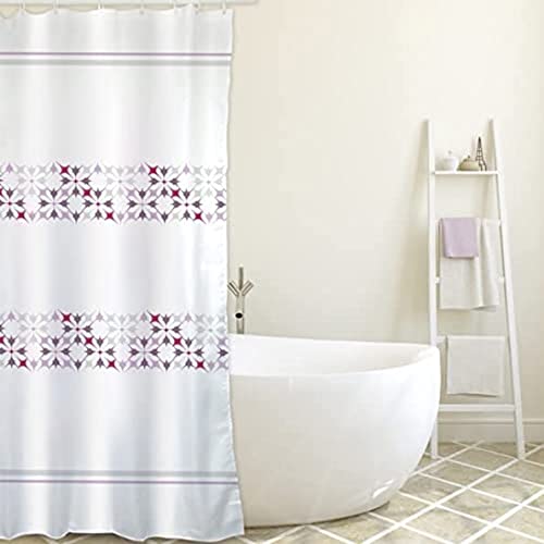 MSV Shower curtain Premium 180x200cm Malta pink
